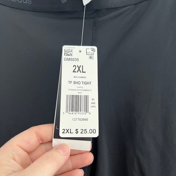 Adidas NWT Black TF Short Tight Boxer Briefs Size 2XL - Picture 4 of 6